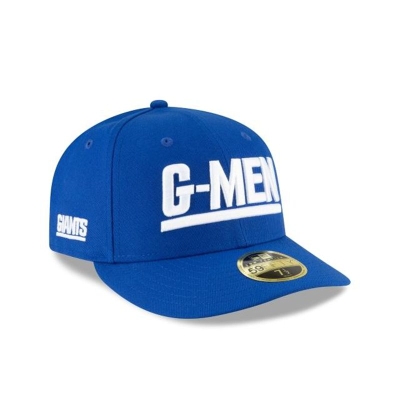 New York Giants Gorra | New Era NFL Logo Mix Low Profile 59fifty Fitted Cap Mexico - Azules